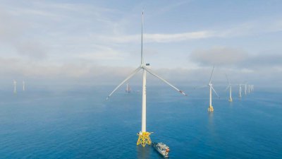 全球首台16兆瓦海上风电机组并网发电